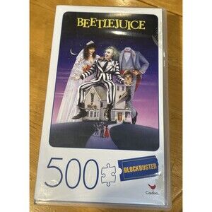 Beetlejuice 500 Piece Blockbuster Puzzle Cardinal Brand-Opened